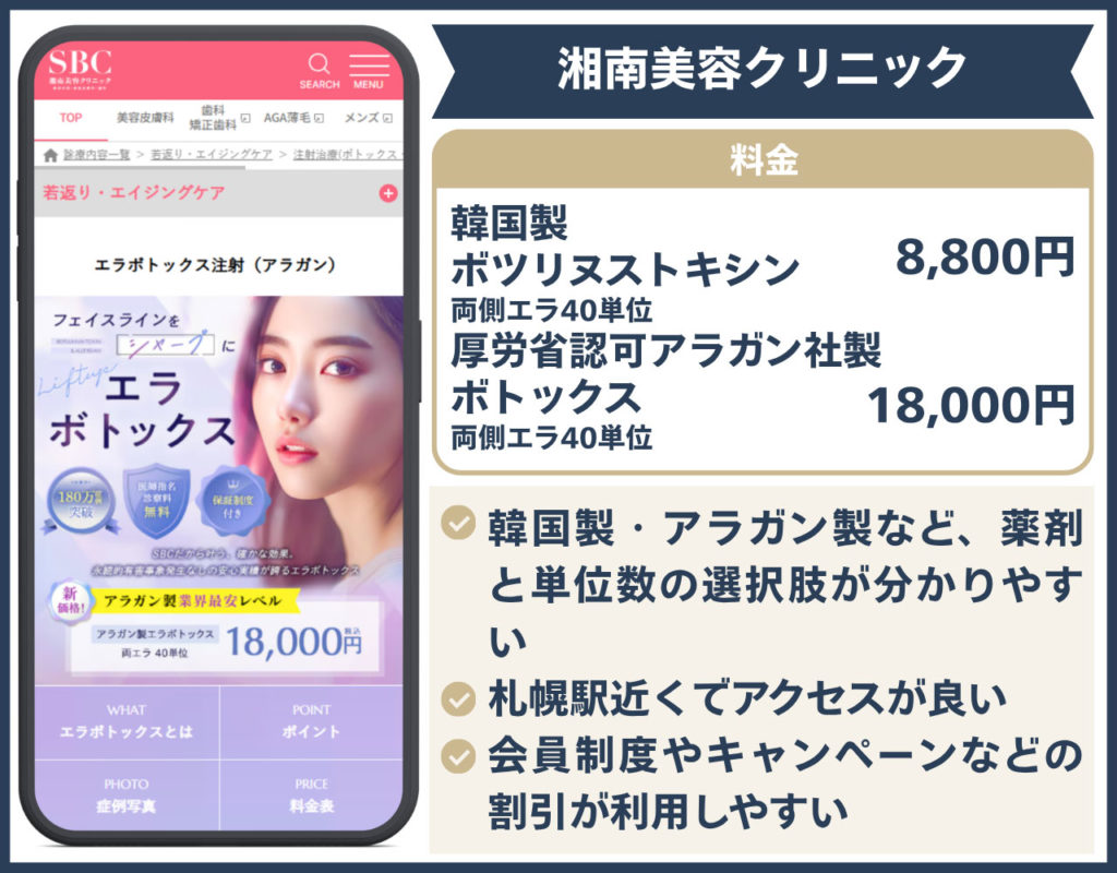 湘南美容クリニック 札幌院