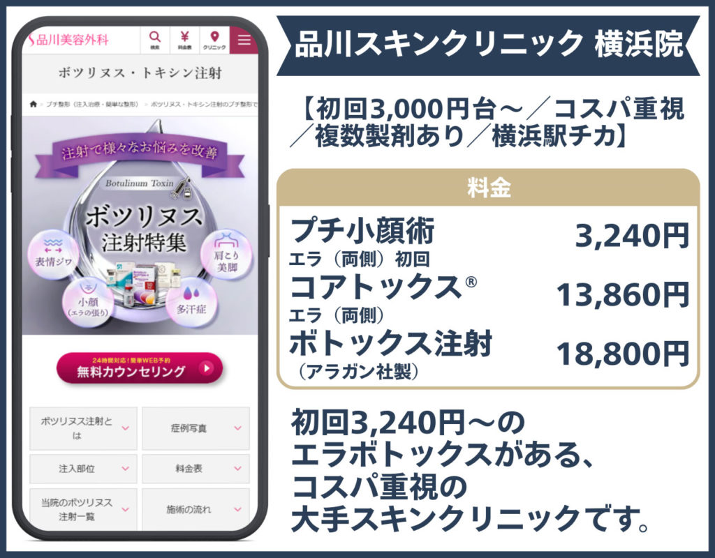 品川スキンクリニック 横浜院