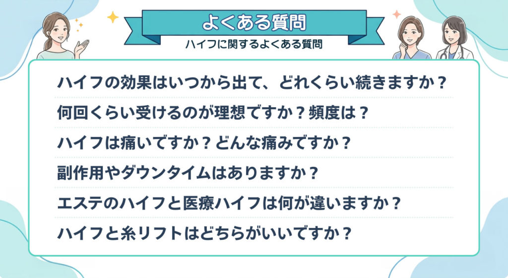 ハイフに関するよくある質問